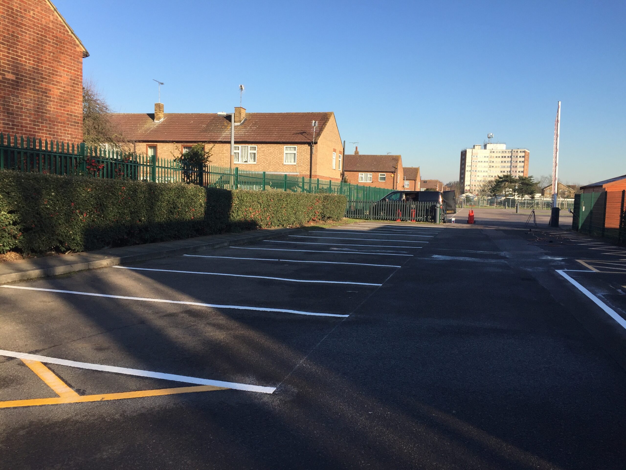Car park markings