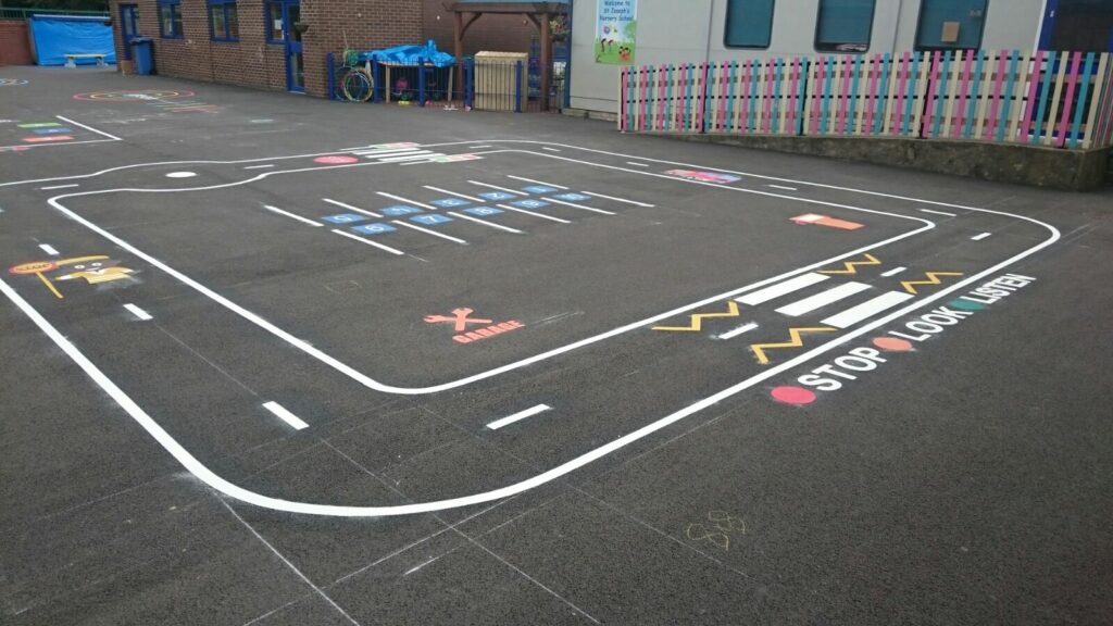 Car Track Markings