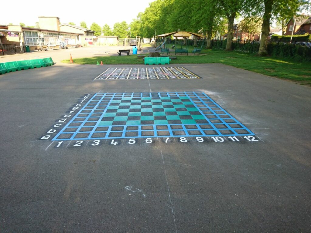 Number Grids, Snakes & Ladders Playground Markings for Schools