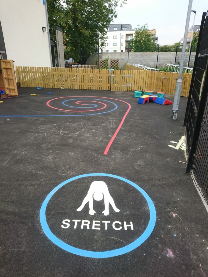 Fitness Spot - Stretch Playground Markings | Designs & Lines