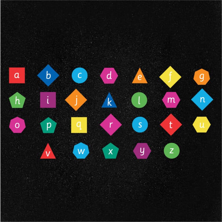 Alphate Shape Alphabet Shapes Playground Markings | Designs & Lines