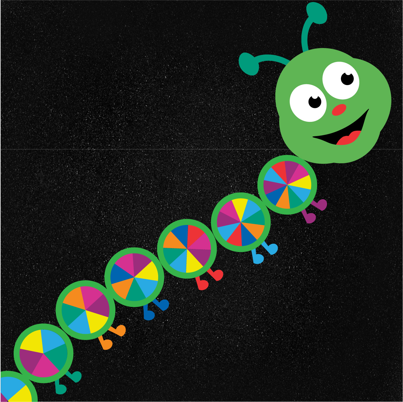 Fraction Caterpillar